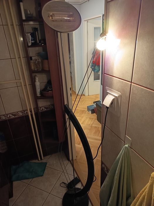 Lampa stojąca. Podwójna.