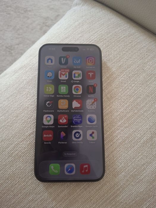 Iphone 15 pro max preto, 256gb