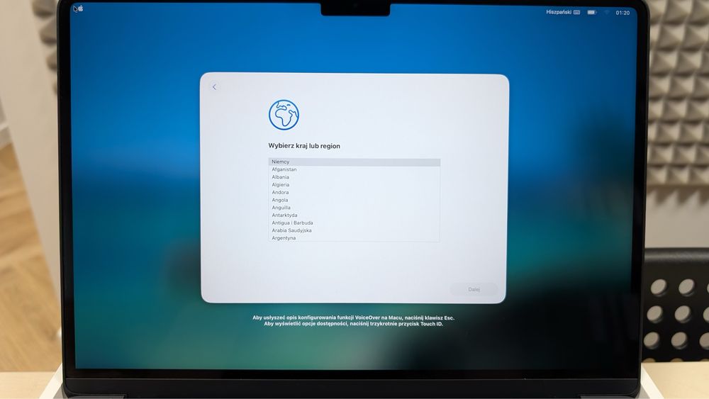 Laptop Apple A3113 13,6 Apple M3 16GB/512GB