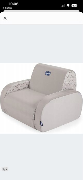Fotel dziecięcy Chicco sofa rozkładana
