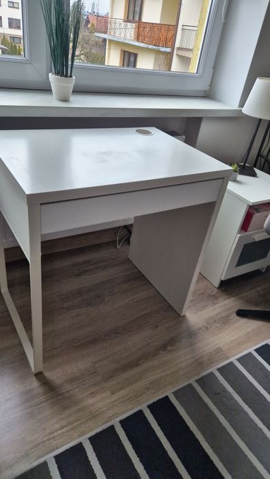 Biurko Ikea Micke białe