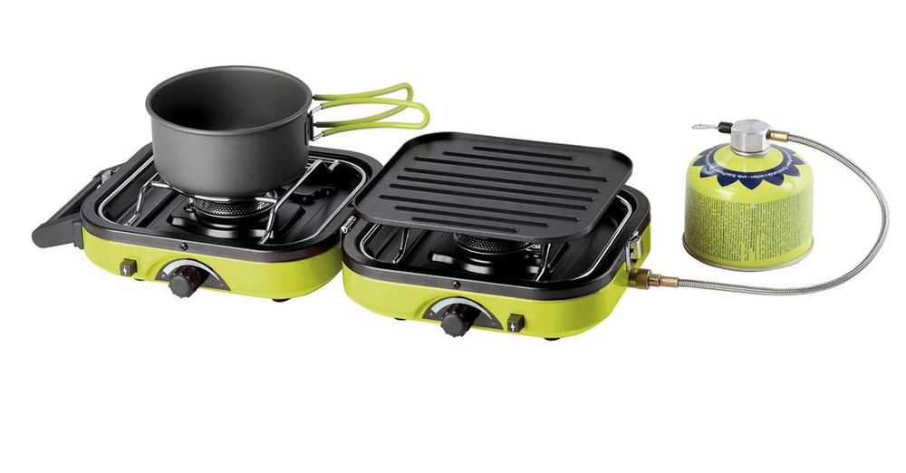 Kuchenka turystyczna dwupalnikowa DUAL COMPACT + GRILL