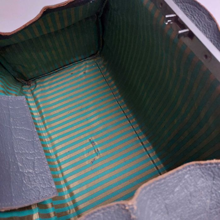 Kuferek w stylu retro skóra naturalna