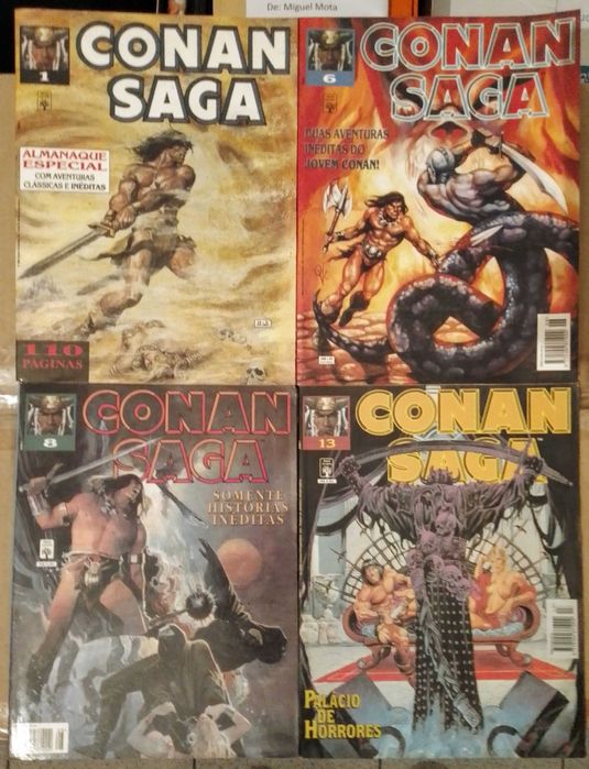 Lote Conan Saga (4 volumes)