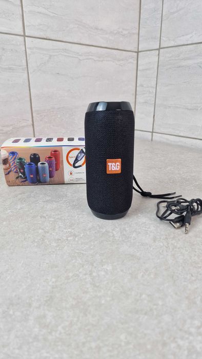 Głośnik przenośny tg tg117 czarny bluetooth