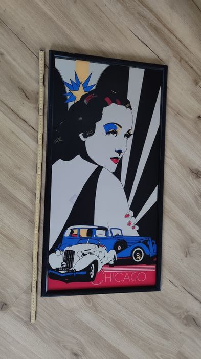 Quadro Espelho Art Deco  Antigo