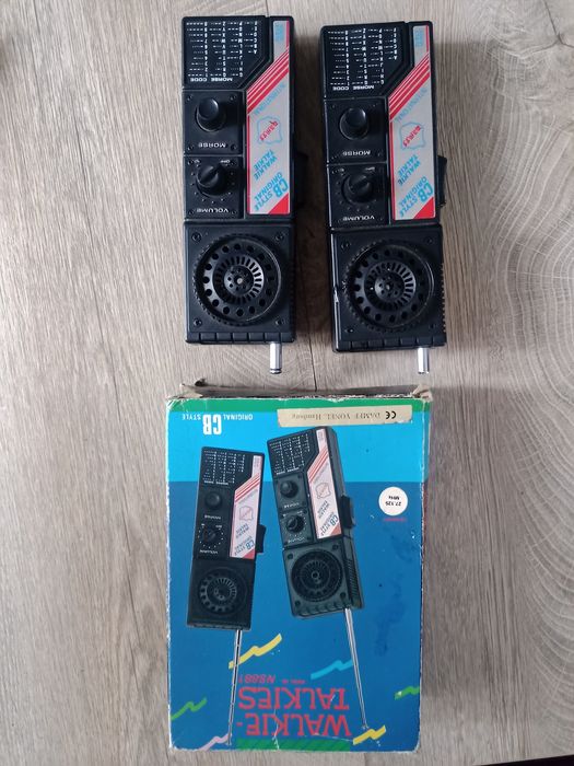 Krótkofalówki radiotelefony przenośne audio CB retro prl