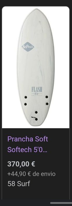 Prancha de surf softech