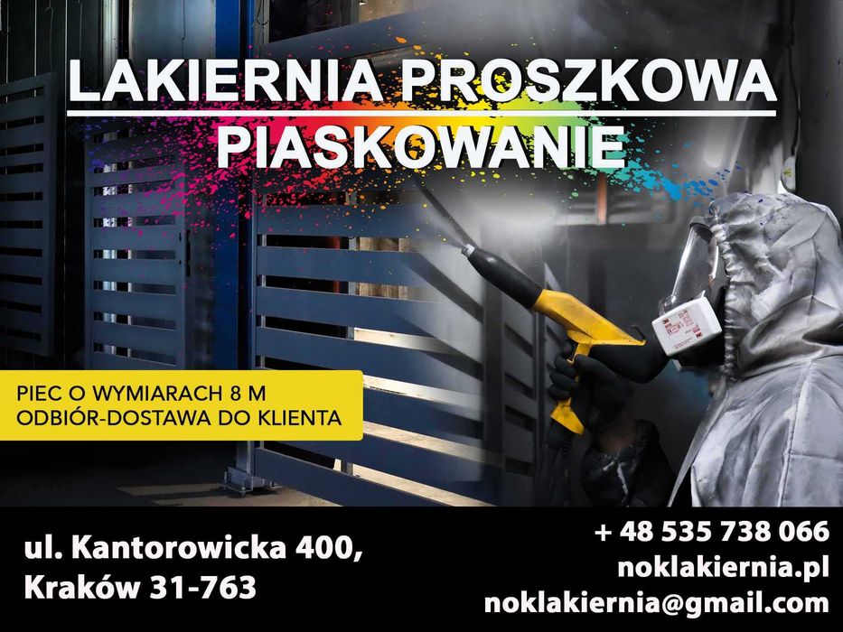 Malowanie proszkowe Kraków i okolice
