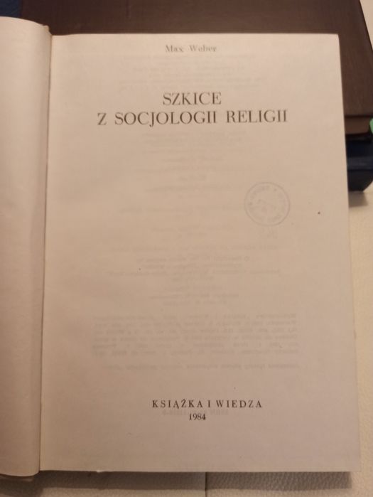 Weber szkice z socjologii religii