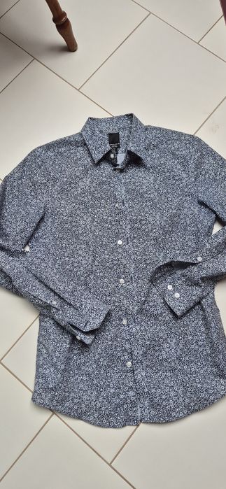 Koszula męska młodzieżowa S slim fit