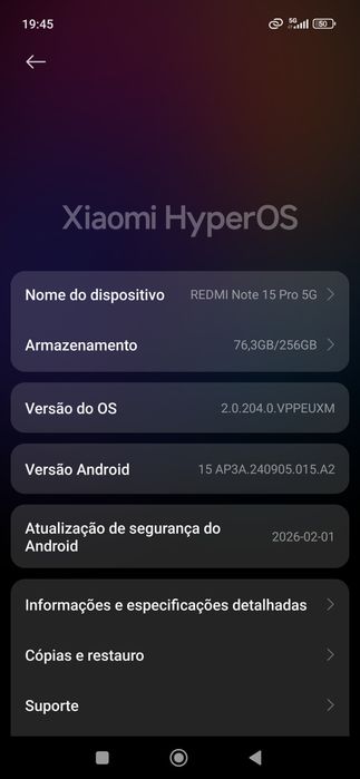 Xiaomi Note 15 Pro 5G