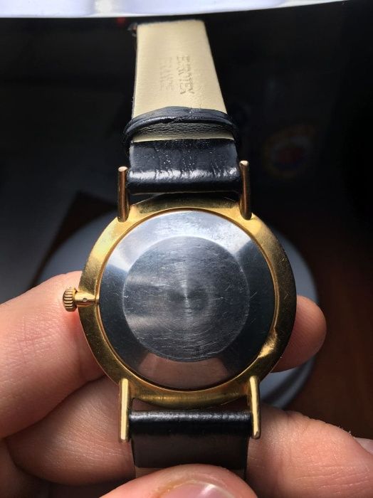 Часы позолоченные Луч Ракета 20 микрон позолота 23 камня