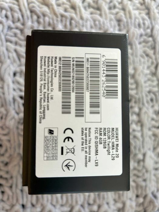 Huawei mate 20  - 4/128gb