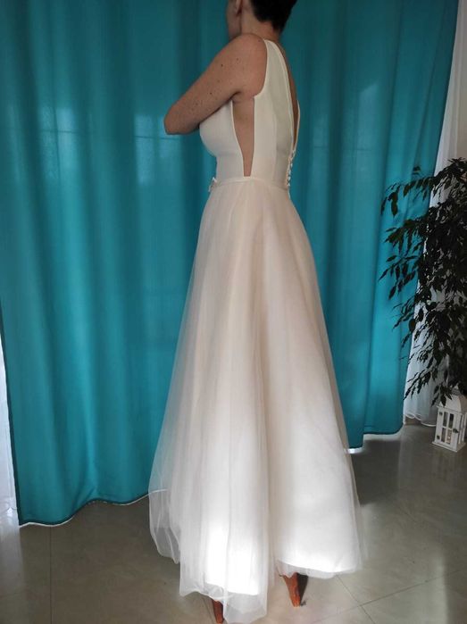 Suknia ślubna ecru roz. 40