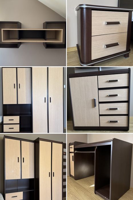 Meble młodzieżowe Szafa, Regał, Komoda, Biurko, Nakastlik
