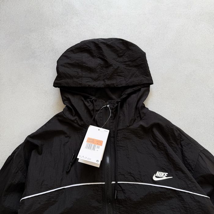 Вітровка Nike Logo Nylon Куртка Найк Чорна Осінь