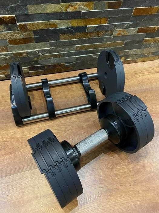 Hantle Regulowane 2-20 kg Siłownia Hantla Systemowa Nowa