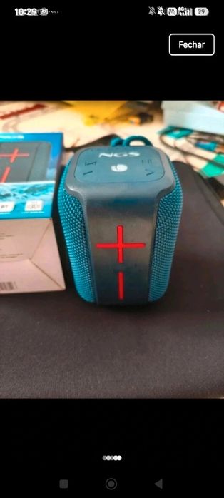 Coluna portátil de 10W como nova
