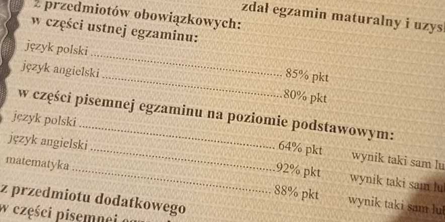 Pomoc z matematyki – szkoła podstawowa - Egzamin ósmoklasisty