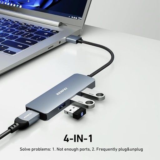BENFEI HUB 4w1 4x USB 3.0 MacBook PC