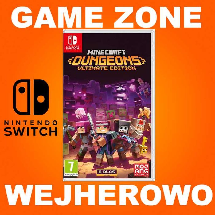 Minecraft Dungeons Ultimate Nintendo SWITCH + Lite + Oled = Wejherowo