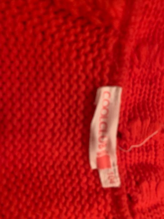 Sweter, HM, H&M, czerwony, 104 cm