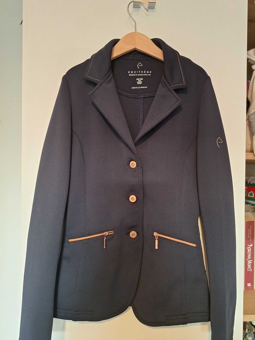 Frak jeździecki 152cm granatowy