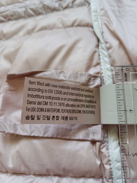 Massimo Dutti pikowana puchowa kurtka rozmiar XL
