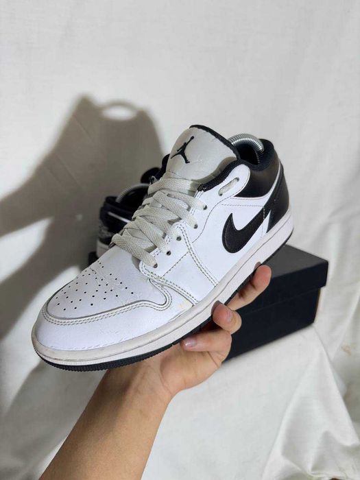 Buty Nike Air Jordan 1 Low White Black Panda Drip Drill Y2k Sk8
