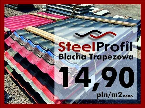 Blacha trapezowa Trapez Blachy Trapezowe dach wiata garaż hala TANIO