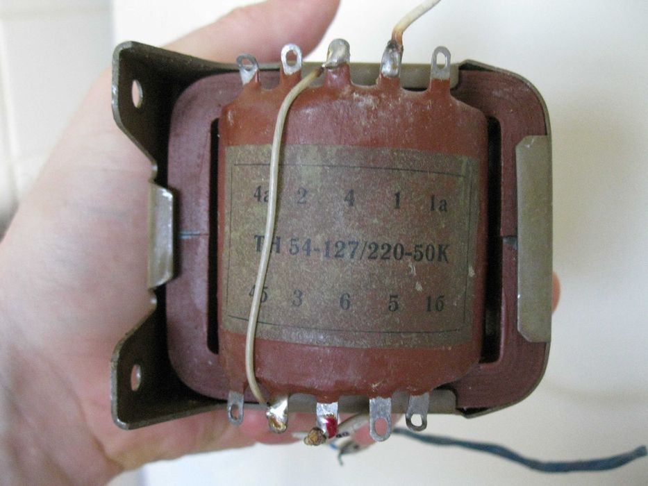 Трансформаторы ТН-54-127/220-50 на 12 Вольт и 4.45 Ампера (6.3+6.3В)