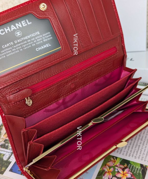 Кожаный красивый женский кошелек. Классический. Шкіряний гаманець