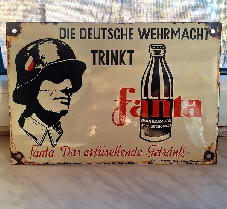 Tablica emaliowana niemiecka Fanta III Rzesza