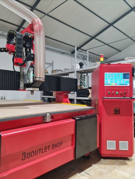 CNC Router 2100x3000x300 Mandril 9kw 24.000rpm