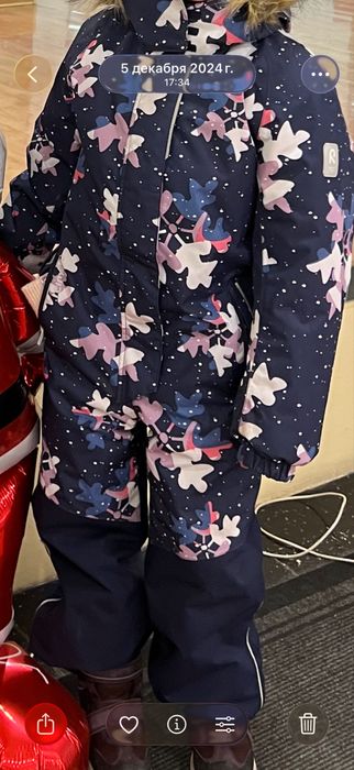 Зимний комбинезон reima зима 128