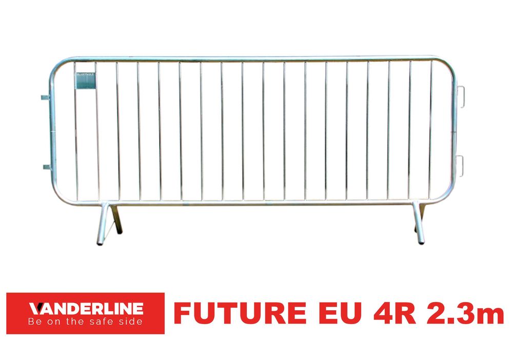 PROMOCJA EVENTU Barierki Mobilne FUTURE X 2,3 stalowe ocynk VANDERLINE