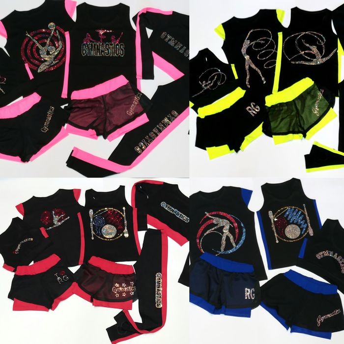 Футболка лосины для гимнастики,танцев, хореографии