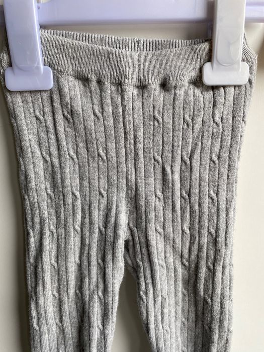 Legginsy o wzorzystym splocie H&M 68 4/6mc