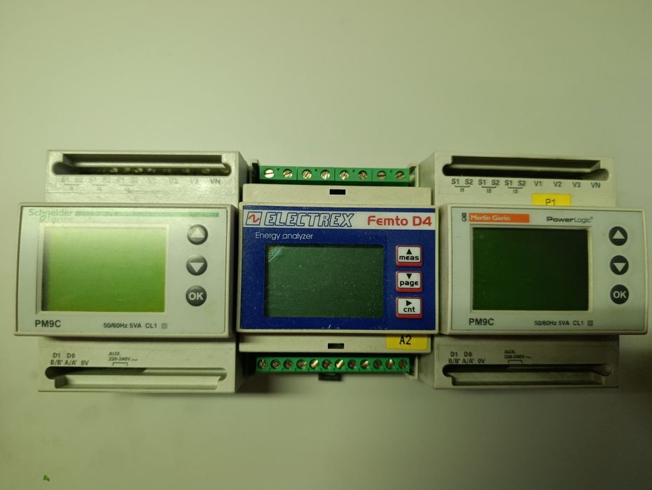Analisador de Energia / Multímetro Digital para Calha DIN