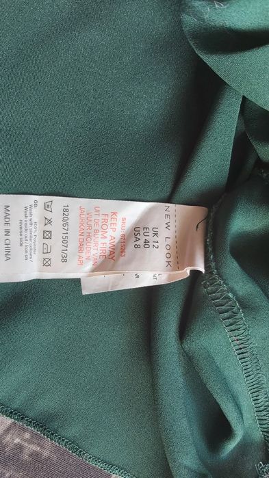 Piękna satynowa bluzka koszula damska New Look M L