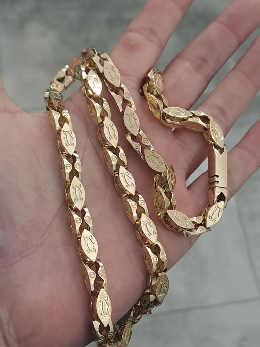 Łańcuszek splot splot CARTIER 585