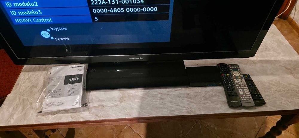 Telewizor plazmowy plazma Panasonic TX-P46GT30E 3D plus gratis