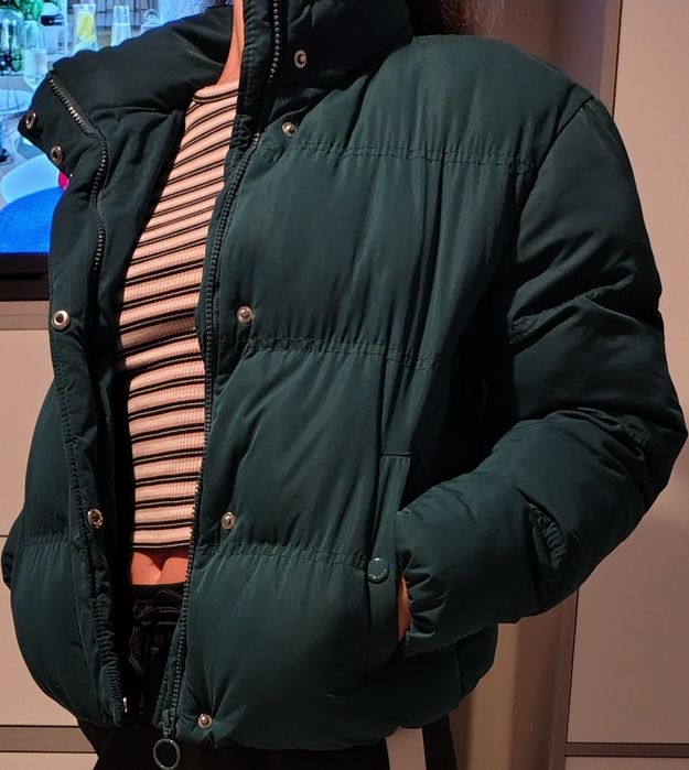 Kurtka puffer pikowana damska