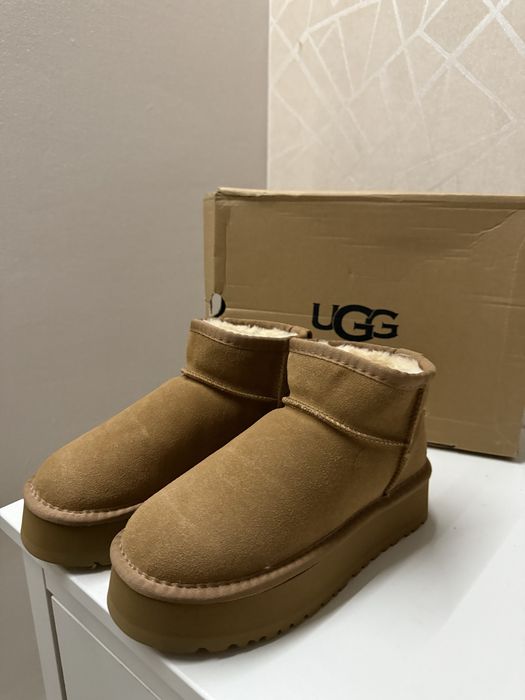 Жіночі уггі UGG Classic Ultra Mini Chestnut 36,37