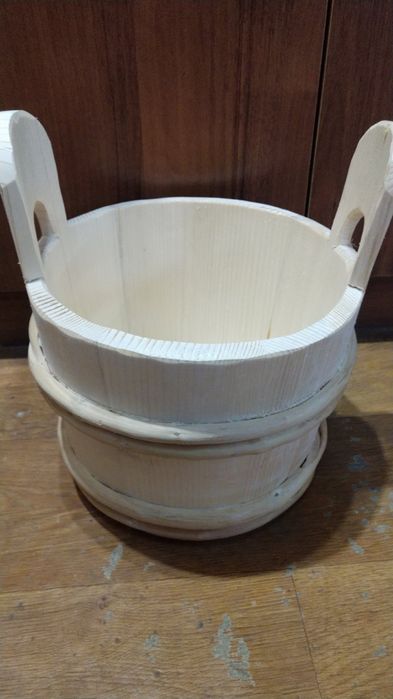 Відро, для бані та сауни, ведро, кадушка, цебер,