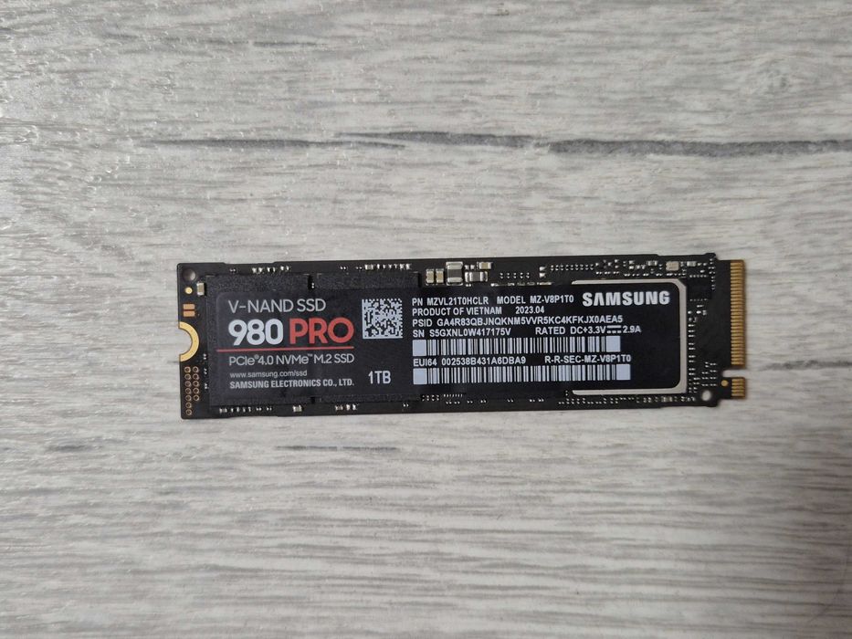ТОП надійність і швидкість! M.2 SSD диск 1TB Samsung 980 PRO (MLC. 7000 MB\s PCI-e 4.0 x4. NVMe). Trade-in