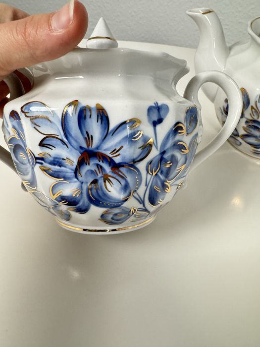 Środek Stołu Verbilki Rosyjska porcelana recznie malowana