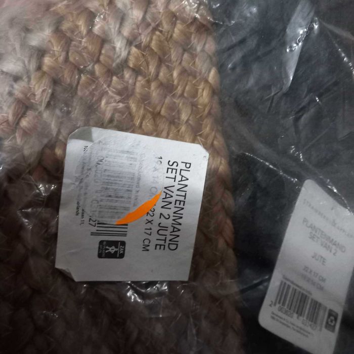 Cestas de Juta para decoração NOVO