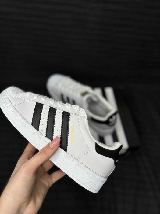 Кеды Адидас суперстар, розмір 36-44р ЛЮКС якість, Adidas Superstar кож